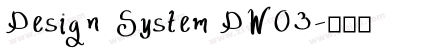Design System DW03字体转换